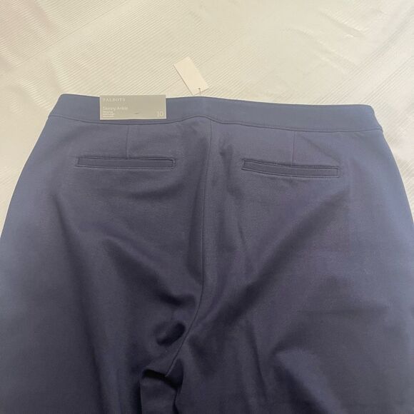 NWT Talbots Women’s Navy Blue Skinny Ankle Pants Size 10 New - Picture 10 of 10